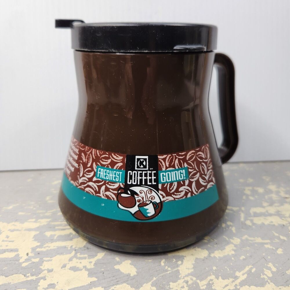 Circle K Aladdin 20oz Insulated Coffee Carafe “Freshest Coffee Going!” No Spill